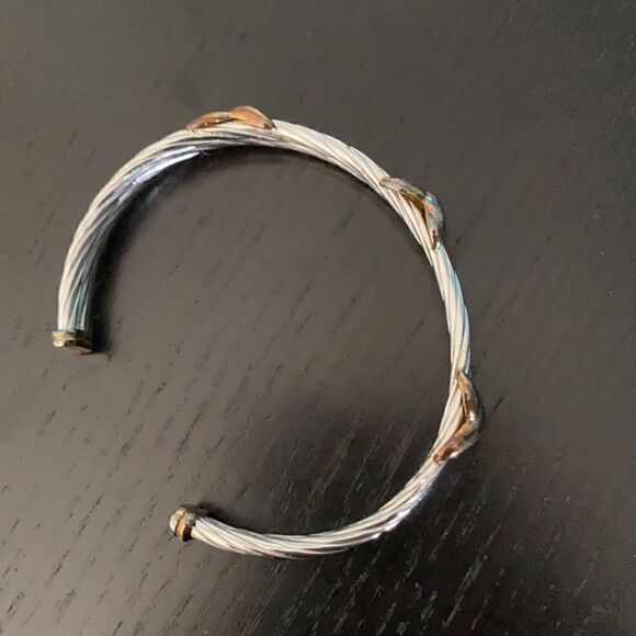 Silver & Copper Bracelet Adjustable - Picture 4 of 7